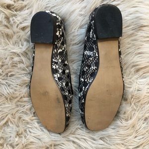 Reiss Shoes - Reiss Spotted Snake Print Leather Flats Reiss Shoes - Reiss Spotted Snake Print Leather Flats